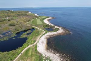 Fishers Island 4th Tee Aerial